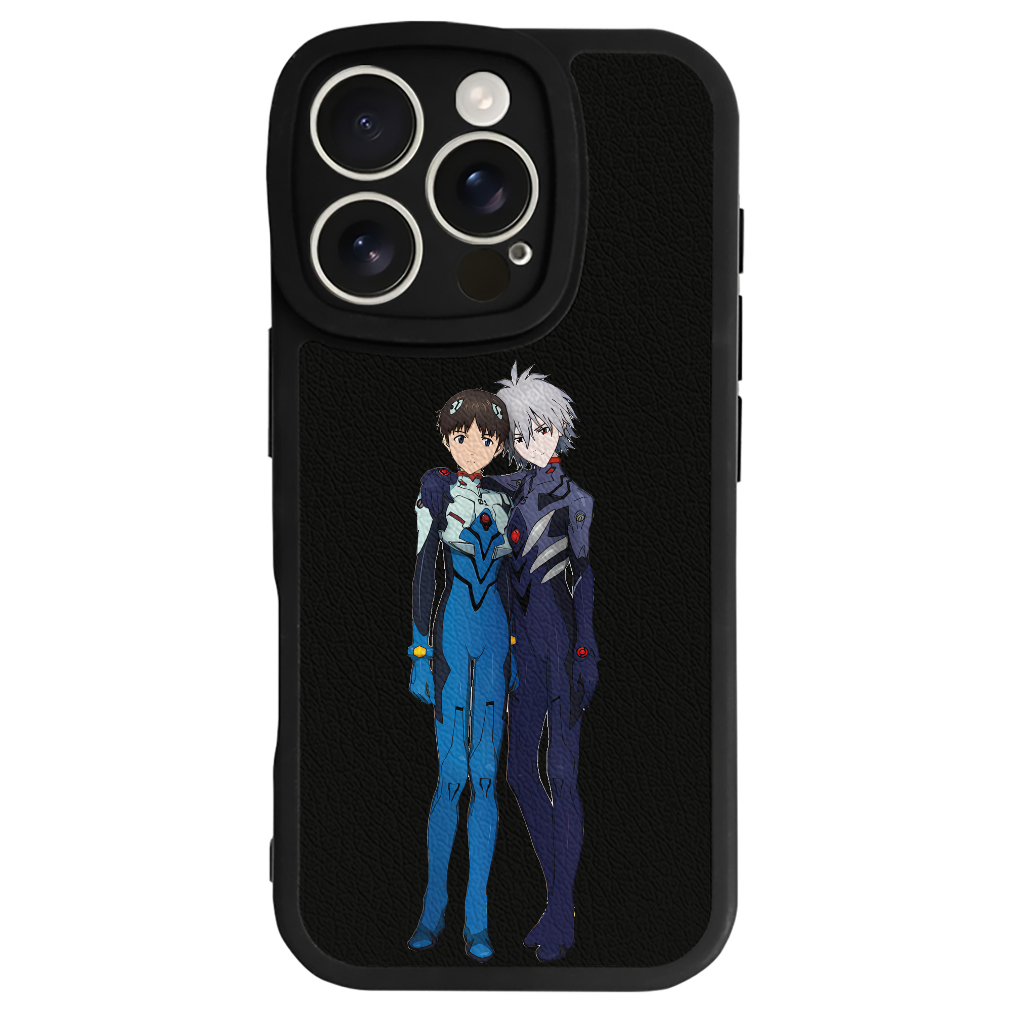 （画像用） EVA 新世紀エヴァンゲリオン 【iPhone 16シリーズ対応】シリコンスマホケース（レザー調） 材質：シリコン